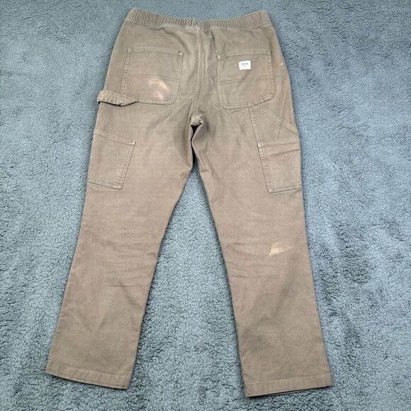 Katin Pants Mens Medium Elastic Waist Carpenter Workwear Grunge Straight Skate - Picture 10 of 15